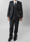 Classic Boy Suit 5 Piece Set Gray
