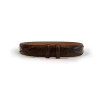 Ferrini Lizard Patch Leather Shoe - Straight 1.5
