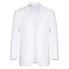 Mens Basic Two Button Classic Fit Linen Summer White Suit