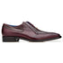 Belvedere Biagio Antique Burgundy Genuine Ostrich Leg  Soft Calf Shoes