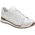 Belvedere  Blake White Genuine Ostrich Leg  Soft Calf Casual Sneakers