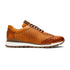 Marco Di Milano Roma Men's Shoes Brandy Exotic Crocodile / Woven Leather Casual Sneakers