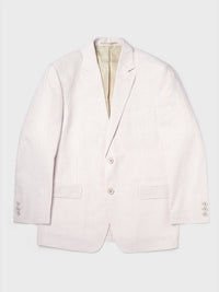 Natural Striped Seersucker Jacket