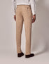 Mens Linen Suit For Beach Wedding - Summer  Suit in Beige Herringbone