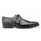 Mens Belvedere Lago Alligator Derby Dress Shoe in Black