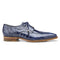 Mens Belvedere Lorenzo Alligator Split Toe Dress Shoe in Blue