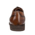 Mens Belvedere Grant Calf Skin & Crocodile Split Toe Dress Shoe in Almond Tan & Brown