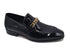 Beveled Squared Toe Patent Leather Loafer