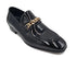 Beveled Squared Toe Patent Leather Loafer