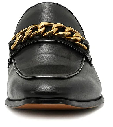 Beveled Squared Toe Loafer