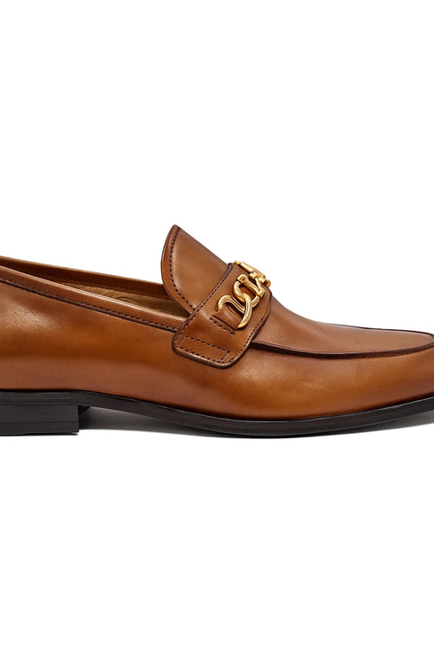 Beveled Squared Toe Loafer