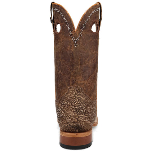 Dan Post Men's Murray Brown Bison Broad Square Toe Leather Boots