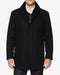 Mens Black Wool Car Coat – Modern Fit