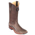 Los Altos Boots - Mens Dress Cowboy Boot - Low Priced Ostrich Leg Square Toe Cowboy Boots - in Black Cherry