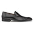 Black Burnished Calfskin Penny Loafer By Mezlan Made In Spain Brand