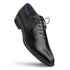 Enterprise Black Calfskin Men’s Plain Toe Shoe By Mezlan Made In Spain Brand