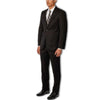 Black Alberto Nardoni Four Button Cuff Wool Overcoat