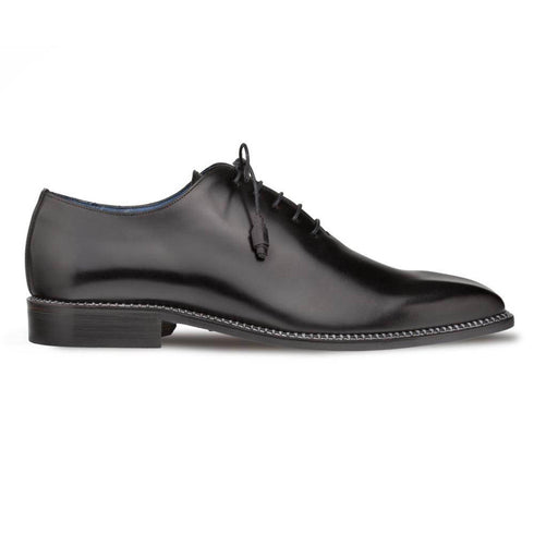 Enterprise Black Calfskin Men’s Plain Toe Shoe By Mezlan Made In Spain Brand