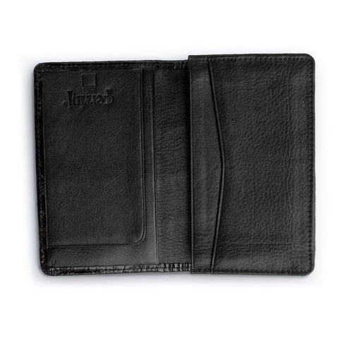 Ferrini Alligator Card Holder Black