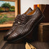 Marco Di Milano John Men's Shoes Exotic Caiman Crocodile / Woven Leather Dress Oxfords