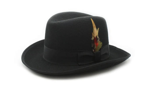 Godfather Hat in 10 Colors 100% Australian Wool Fabric