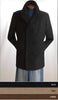 Designer men's Wool Peacoat Sale Blend Overcoat Double Breasted Broad Lapels Side Pocket in 3 Color