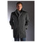 Black Repellent Single Breasted Car Coat-Paul Germain Water