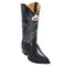 Los Altos Men's Exquisite Black Genuine Single Stone Stingray Boots