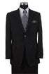 Men’s Black 100% Linen Suit, Two Button Formal Wedding Business Dress Suit