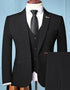 Three Pieces Groom Tuxedos Groomsmen Best Man Suit Wedding Men Suits Bridegroom