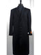 4 Button Wool Blend Black Bravo Top Overcoat