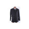 Black Trendy Double Breasted Winter Pea coat 100% Wool Mens Peacoat