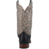 Laredo Isaac Black and Grey Leather Square Toe Shaft Boots for Men