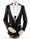 Black and White Tuxedo - Two Toned - Wedding or Prom Besom Pockets Suit