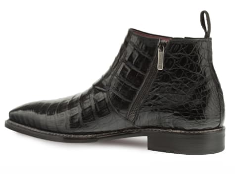 Blackmore Genuine Crocodile Black By Mezlan Made In Spain Brand