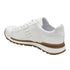 Men's Belvedere Blake Calf & Ostrich Leg Dress Sneaker in White
