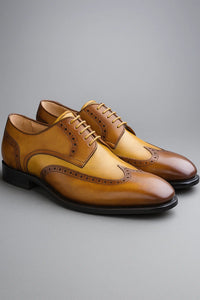 Carrucci Blucher Style Wingtip Derby