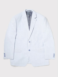 Blue Striped Seersucker Jacket