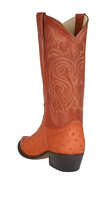 Botas de Avestruz Original Horma Puntal WW-29903