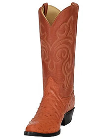 Botas de Avestruz Original Horma Puntal WW-29903