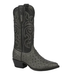 Botas de Avestruz Original Punta Redonda LAB-650309