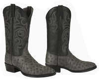 Botas de Avestruz Original Punta Redonda LAB-650309