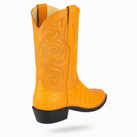 Botas de  Cocodrilo - Caiman Cola Horma Puntal- A