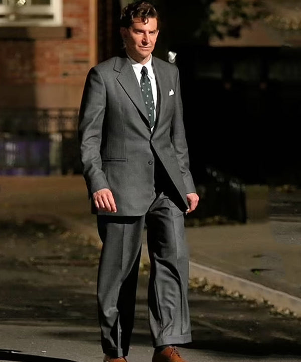 Bradley Cooper Maestro Grey Suit