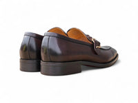 Carrucci Braided Bit Loafer - Luxury Leather Slip-On Shoes