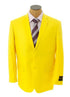 Men’s Bright Yellow Blazer – Classic Two Button Formal Sport Coat for Wedding, Party and Statement Wear