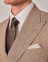 Mens Linen Suit For Beach Wedding - Summer  Suit in Brown