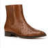 Men's Belvedere Roger Ostrich Quill Dress Boot in Brown