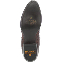 Dan Post Men’s Pershing Brown Full Quill Genuine Ostrich 13 Round Toe Cowboy Boot