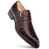 Gigolo Brown Crocodile Monk Strap Loafers By Mezlan Made In Spain Brand